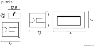Su-Ma Wpust ścienny zewnętrzny Mur-Led M2031 M2031 - Lampy ścienne - miniaturka - grafika 7