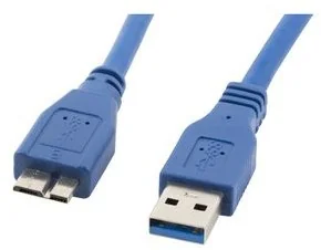 Lanberg KABEL USB MICRO AM-MBM5P 3.0 NIEBIESKI 1.8M LANBERG CA-US3M-10CC-0018-B - Kable USB - miniaturka - grafika 2