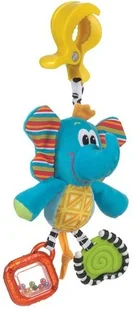 Playgro Słonik z klipsem do zawieszenia 0182852 - Zawieszki dla dzieci i niemowląt - miniaturka - grafika 3