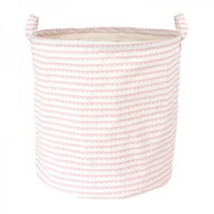 JaBaDaBaDo Kosz na zabawki różowy - Wyposażenie pokoiku dziecięcego - miniaturka - grafika 2