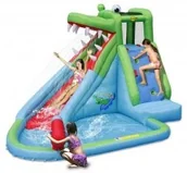 Place zabaw - HAPPYHOP HAPPYHOP DMUCHANIEC ZJEŻDŻALNIA WODNA KROKODYL MAŁY 9240 9240 - miniaturka - grafika 1