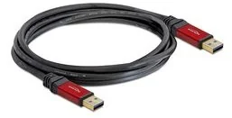Delock Kabel USB 3.0 rot A-A St/St 2.0m (82745) - Kable USB - miniaturka - grafika 3