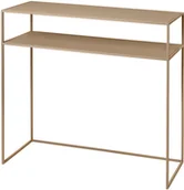 Zegary - Blomus Stół wspornikowy z półką FERA beżowy - miniaturka - grafika 1