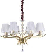 Lampy sufitowe - Ideal Lux Żyrandol PEGASO SP8 OTTONE SATINATO 197739 - miniaturka - grafika 1