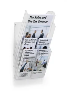 Durable Pojemnik na ulotki Durable A4 i cztery pojemniki 1/3 A4 COMBIBOXX PRO 861319 - Półki na dokumenty - miniaturka - grafika 4