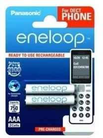Panasonic ENELOOP AAA 750 2BP DECT PHONES - Ładowarki i akumulatory - miniaturka - grafika 2