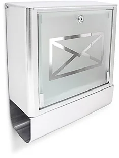 Relaxdays skrzynka na listy Skrzynka na listy ścienna skrzynka na listy Skrzynka pocztowa z tubą na gazety ze stali nierdzewnej z drzwiami szklanymi szer. x wys. x gł. ok. 35 x 40 x 14 cm Szary Srebrn - Skrzynki na listy Relaxdays skrzynka na listy Skrzynka na listy ścienna skrzynka na listy Skrzynka pocztowa z tubą na gazety ze stali nierdzewnej z drzwiami szklanymi szer. x wys. x gł. ok. 35 x 40 x 14 cm Szary Srebrn - Skrzynki na listy - miniaturka - grafika 1