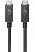 Kable USB - Goobay Kabel Usb-c 3.2 Gen2x2 100W 20Gb/s Pd 0,5m - miniaturka - grafika 1