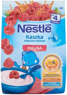Nestle Kaszka mleczno-ryżowa malina po 4 miesiącu 230g - Kaszki dla dzieci - miniaturka - grafika 6