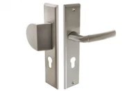 Klamki - Schaffner Klamko-uchwyt SPECIAL zewnętrzny 90 WB nikiel satyna lewy - miniaturka - grafika 1