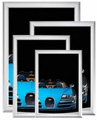 Ramki na zdjęcia - NA Albyco Albyco Ramka zdjęcia - klips - plakat - format A4 - ramka 21x30 cm - Grubość ramki 25mm - Biały - miniaturka - grafika 1