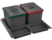 Kosze na śmieci - FENIKS Elle Tipi ptc22 06050 1 °F C10 PPV z pedałem segregacja śmieci z szufladą PTC22 06050 1F C10 PPV - miniaturka - grafika 1