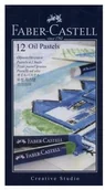 Przybory szkolne - Faber-Castell Pastele olejne 12 kolorów - miniaturka - grafika 1