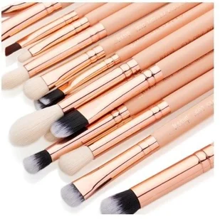 Jessup Jessup T447 Zestaw 15 pędzli do makijażu Peach puff/rose gold 44600-uniw - Pędzle do makijażu Jessup Jessup T447 Zestaw 15 pędzli do makijażu Peach puff/rose gold 44600-uniw - Pędzle do makijażu - miniaturka - grafika 3