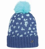 Czapki dla dzieci - Nordbron Czapka dziecięca Janni Beanie true navy 53-55 - miniaturka - grafika 1