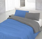 Pościel dla dzieci - Italian Bed Linen 8058575000019 zestaw pościeli z zamkiem na kołdrę i poszewki na poduszkę, jednokolorowy, dwustronna, 100% bawełna 8058575000439 - miniaturka - grafika 1