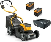 Kosiarki - Stiga Kosiarka COLLECTOR 548e S Akumulatorowa z napędem + 2 Akumulatory 4 Ah + Ładowarka podwójna - miniaturka - grafika 1