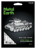 Modele do sklejania - Metal Earth Fascinations Czołg CHi-Ha model do składania metalowy. - miniaturka - grafika 1