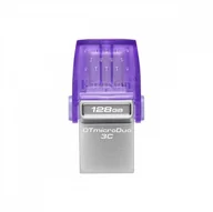 Pendrive - Kingston Pendrive USB Data Traveler MicroDuo 3C G3 128GB USB-A/USB-C DTDUO3CG3/128GB - miniaturka - grafika 1