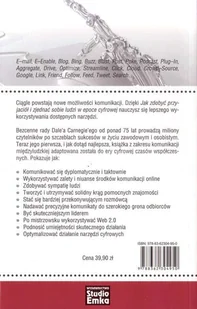 Emka Jak zdobyć przyjaciół i zjednać sobie ludzi w epoce cyfrowej Dale Carnegie - Poradniki psychologiczne - miniaturka - grafika 2