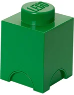 Pojemniki na zabawki - Lego Pojemnik "Brick 1" w kolorze zielonym - 12,5 x 18 x 12,5 cm - miniaturka - grafika 1