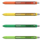 Pióra kulkowe - Paper Mate Długopis Gel Aut Gr czarny A 12 pudełko - miniaturka - grafika 1