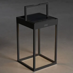 Konstsmide Latarnia solarna LED Portofino ściana/stół, czarna - Lampy ogrodowe - miniaturka - grafika 3