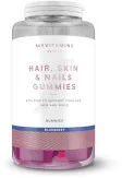 Witaminy i minerały dla sportowców - Myvitamins Gumisie Włosy, Skóra i Paznokcie - 60servings - Jagoda - miniaturka - grafika 1