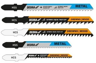 Dedra Brzeszczot 08T001 5 szt.) - Piły ręczne - miniaturka - grafika 2