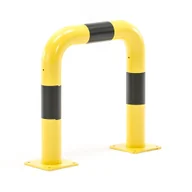 Wyposażenie miejsc publicznych - AJ Bariera ochronna prosta W600xD600mm średnica 89mm 310393 - miniaturka - grafika 1