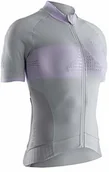 Koszulki rowerowe - X-Bionic Invent Bike Race Zip, damska koszulka z krótkim rękawem, szary, s - miniaturka - grafika 1
