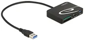 Czytniki kart pamięci - Delock Czytnik kart pamięci XQD/SD/Micro SD + port USB typu A 91756 - miniaturka - grafika 1