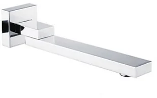 Laveo Wylewka wannowo - umywalkowa 259mm chrom KVADRATO NWQ 010K - Wylewki do baterii - miniaturka - grafika 2