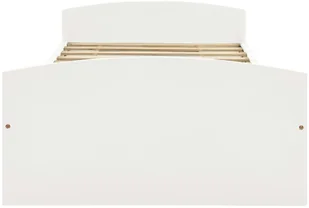 vidaXL Rama łóżka z 2 szufladami, biała, drewno sosnowe, 90 x 200 cm - Łóżka - miniaturka - grafika 3