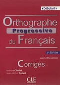Książki do nauki języka francuskiego - Chollet Isabelle, Robert Jean-Michel Ortographe progressive du francais debutant corriges - mamy na stanie, wyślemy natychmiast - miniaturka - grafika 1