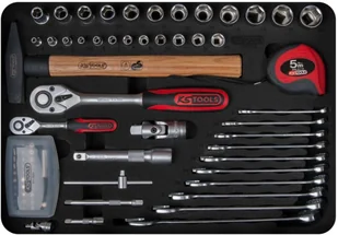 KS Tools Zestaw 128 narzędzi dla elektryka, 1/4" + 1/2", 911.0628 - Pozostałe narzędzia ogrodowe - miniaturka - grafika 5