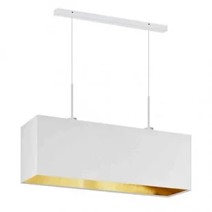 Lampa wisząca glamour nad stół na białym stelażu - H5-N48 - Lampy sufitowe Lampa wisząca glamour nad stół na białym stelażu - H5-N48 - Lampy sufitowe - miniaturka - grafika 1