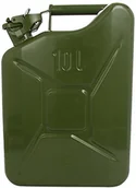 Kanistry - Carpoint 0110011 kanister na benzynę 10 L metalowy TUV/GS, zielona 0110011 - miniaturka - grafika 1