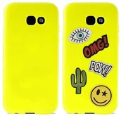 Etui i futerały do telefonów - PURO Patch Mania - Etui Samsung Galaxy A3 (2017) w zestawie 5 naklejek (żółty) b2btrade-9544-0 - miniaturka - grafika 1