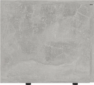 vidaXL Szafka pod TV, szarość betonu, 80x34x30 cm, płyta wiórowa - Szafki RTV - miniaturka - grafika 7