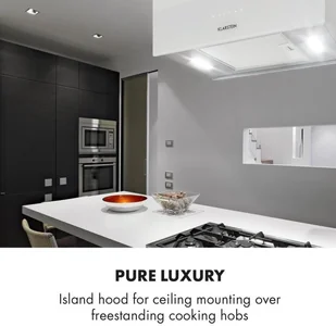 Klarstein Kronleuchter L 60 Biały (CGCH2-KronleuchterLW) - Okapy kuchenne - miniaturka - grafika 2