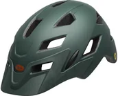 Kaski rowerowe - Bell Sidetrack MIPS Kask rowerowy Młodzież, matte dark green/orange One Size | 50-57cm 2021 Kaski dla dzieci 210162-016 - miniaturka - grafika 1