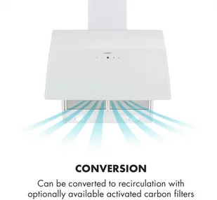 Klarstein Annabelle 60 Biały (TK15-Annabelle60WH) - Okapy kuchenne - miniaturka - grafika 5