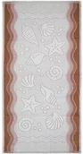 Ręczniki - Greno Home- Bielbaw Ręcznik Flora Ocean 40X60 Brązowy RE-FL2-040-BRAZ - miniaturka - grafika 1