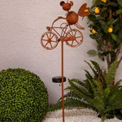 Lampy ogrodowe - Näve Solarne oświetlenie dekoracyjne 5282414 z rowerem - miniaturka - grafika 1