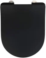 Deski sedesowe - WENKO Deska sedesowa Sedilo z duroplastu kolor czarny B07N6RVLGW - miniaturka - grafika 1