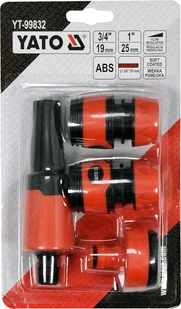 YATO ZESTAW ZŁĄCZEK ZE ZRASZACZEM 4SZT 3/4"" I 1"" YT-99832 YT-99832 - Inne akcesoria do nawadniania - miniaturka - grafika 2