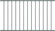 Ogrodzenia - vidaxl Panel ogrodzeniowy, kryta proszkowo stal, 1,7x1,25 m, antracyt - miniaturka - grafika 1