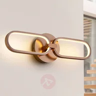 Lampy ścienne - Schuller Kinkiet LED Colette, 2-punktowy, złoty - miniaturka - grafika 1