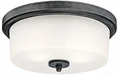 Lampy sufitowe - Westinghouse lighting 63251 33 cm lampa sufitowa do wnętrz, stare wykończenie aluminium z matowanym szkłem 6325140 - miniaturka - grafika 1
